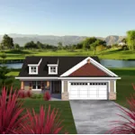 Bungalow House Plan Front of Home - Wagner Country Craftsman Home 051D-0782 - Shop House Plans and More