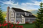 Traditional House Plan Rear Photo 01 - Howe Two-Story Country Home 051D-0791 - Search House Plans and More