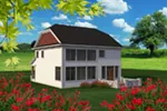 Tudor House Plan Rear Photo 01 - Camelia Rustic Craftsman Home 051D-0793 - Search House Plans and More