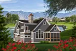 Country House Plan Rear Photo 01 - Norberg Neoclassical Home 051D-0796 - Shop House Plans and More