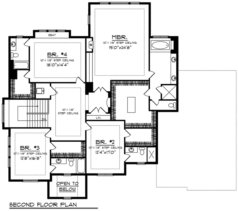 Luxury House Plan Second Floor - Tristan Oak Luxury Tudor Home 051D-0797 - Shop House Plans and More