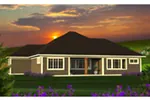 Rustic House Plan Rear Photo 01 - Stacie Shingle Craftsman Home 051D-0800 - Shop House Plans and More
