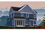 Traditional House Plan Rear Photo 01 - Haley Craftsman Farmhouse 051D-0802 - Search House Plans and More