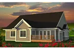 Craftsman House Plan Rear Photo 01 - Copley Haven Craftsman Home 051D-0804 - Search House Plans and More