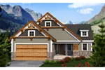 Country House Plan Front of Home - Frances Pass Craftsman Home 051D-0805 - Search House Plans and More