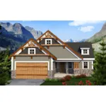 Neoclassical House Plan Front of Home - Frances Pass Craftsman Home 051D-0805 - Search House Plans and More