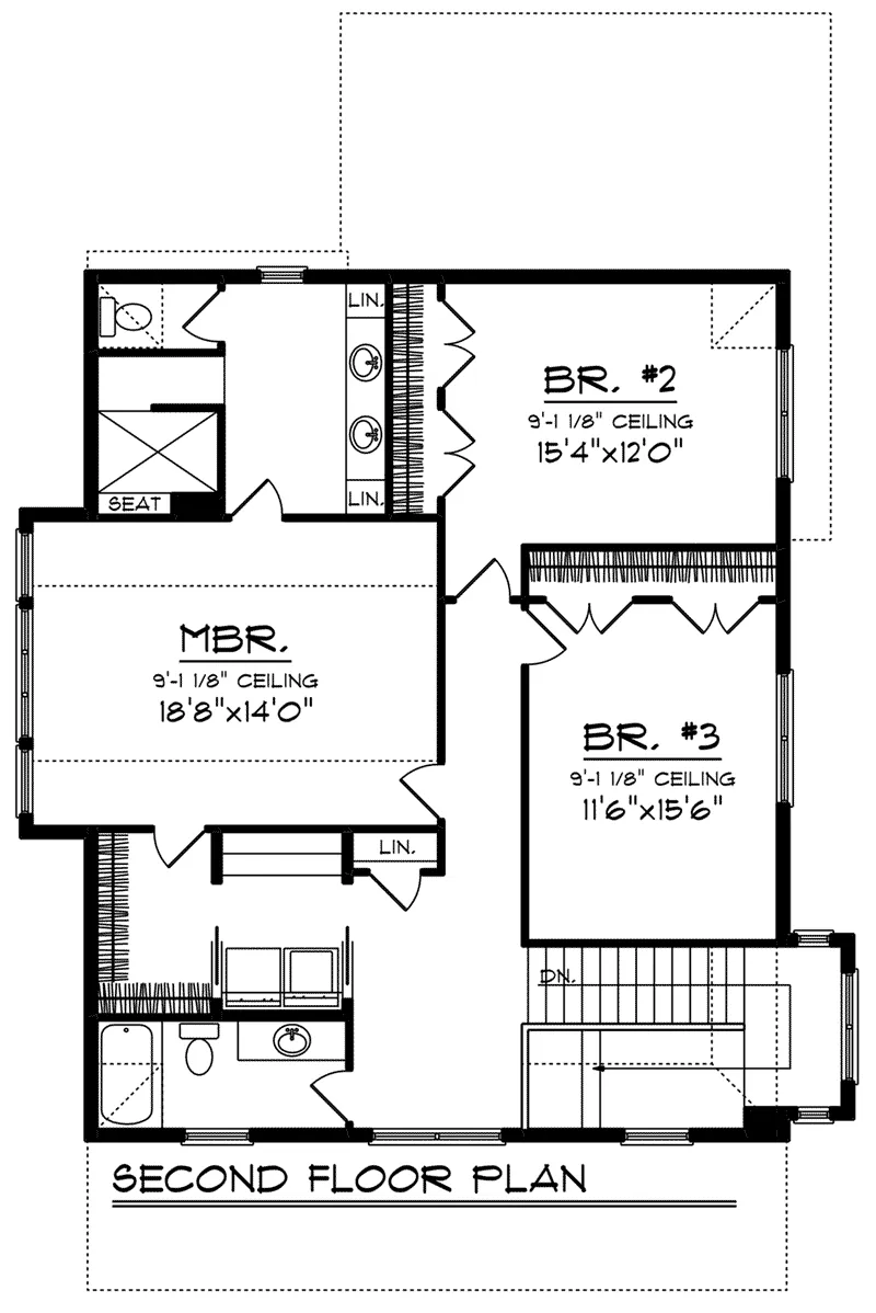 Country House Plan Second Floor - Pennie Country Farmhouse 051D-0811 - Shop House Plans and More