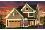 Country House Plan Front of Home - Scotts Creek Craftsman Home 051D-0812 - Shop House Plans and More