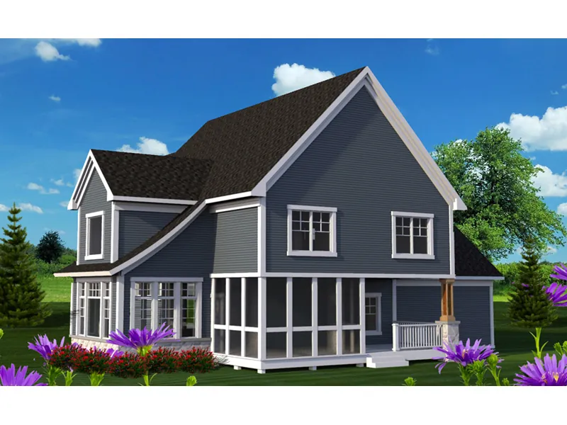 Farmhouse Plan Rear Photo 01 - Ashley Chase Craftsman Home 051D-0815 - Search House Plans and More