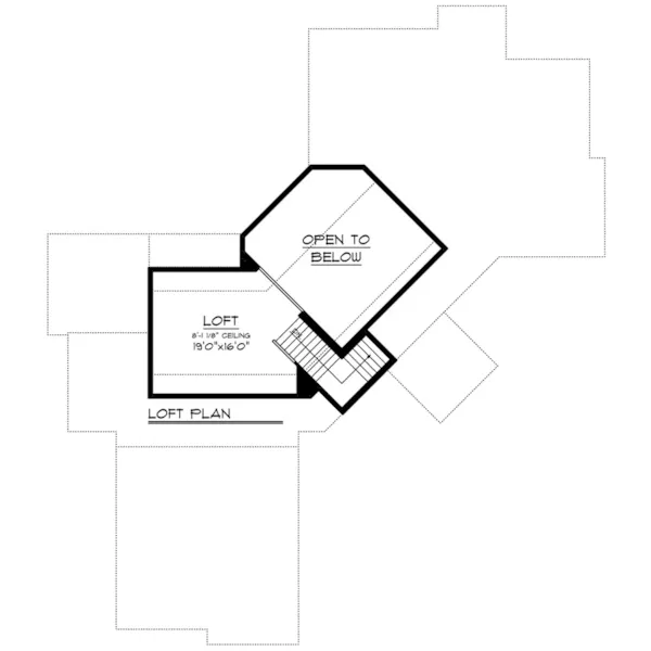 Rustic House Plan Second Floor - Birchwood Craftsman Home 051D-0816 - Search House Plans and More