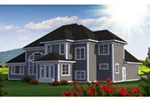 Arts & Crafts House Plan Rear Photo 01 - Mirabel Traditional Home 051D-0818 - Shop House Plans and More