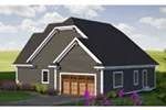 European House Plan Rear Photo 01 - Olson Ferry Craftsman Home 051D-0820 - Shop House Plans and More