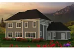 Arts & Crafts House Plan Rear Photo 01 - Roberts Creek Craftsman Home 051D-0821 - Shop House Plans and More
