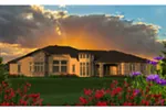 Southwestern House Plan Rear Photo 01 - Faracci Italian Luxury Home 051D-0825 - Search House Plans and More