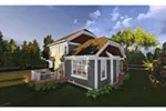 Craftsman House Plan Rear Photo 01 - Garren Craftsman Home 051D-0827 - Search House Plans and More