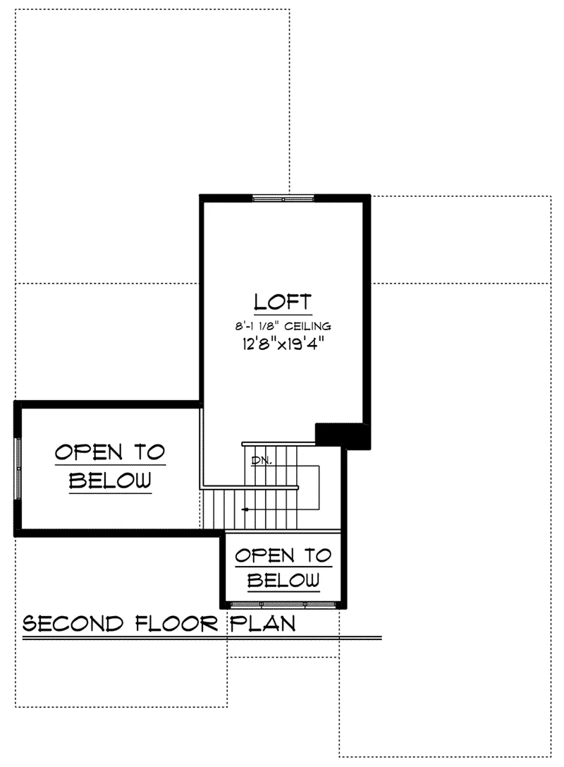 Craftsman House Plan Second Floor - Maribel European Home 051D-0833 - Shop House Plans and More