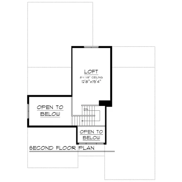 Craftsman House Plan Second Floor - Maribel European Home 051D-0833 - Shop House Plans and More