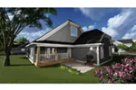Arts & Crafts House Plan Rear Photo 01 - Maribel European Home 051D-0833 - Shop House Plans and More
