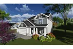 Country House Plan Front of Home - Bowers Craftsman Home 051D-0838 - Search House Plans and More