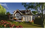 Arts & Crafts House Plan Rear Photo 01 - Decker Lane Craftsman Home 051D-0842 - Search House Plans and More