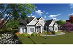 Luxury House Plan Front of Home - Newbury Craftsman Home 051D-0843 - Shop House Plans and More