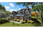 Prairie House Plan Front of Home - Melodie Lane Craftsman Home 051D-0844 - Shop House Plans and More