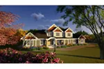 Arts & Crafts House Plan Front of Home - Martin Place Luxury Home 051D-0845 - Shop House Plans and More