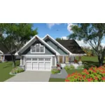 Ranch House Plan Front of Home - Olson Lane Craftsman Home 051D-0847 - Shop House Plans and More