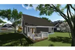Cabin & Cottage House Plan Rear Photo 01 - Olson Lane Craftsman Home 051D-0847 - Shop House Plans and More