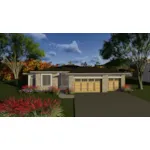 Ranch House Plan Front of Home - Sylvan Modern Ranch Home 051D-0857 - Shop House Plans and More