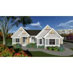 Craftsman House Plan Front of Home - Marion Acres Craftsman Home 051D-0865 - Shop House Plans and More