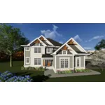 Craftsman House Plan Front of Home - Sweetberry Craftsman Home 051D-0869 - Shop House Plans and More