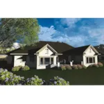 European House Plan Rear Photo 01 - Weller European Ranch Home 051D-0872 - Shop House Plans and More