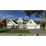 Craftsman House Plan Front of House 051D-0876