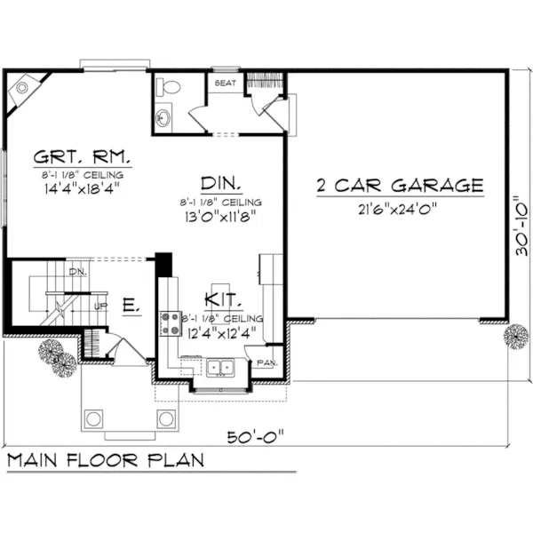 Traditional House Plan First Floor - Northlind Neoclassical Home 051D-0902 - Shop House Plans and More