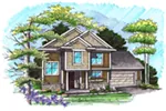 Traditional House Plan Front of Home - Northlind Neoclassical Home 051D-0902 - Shop House Plans and More
