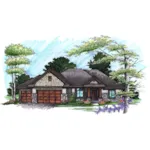 Craftsman House Plan Front of Home - Teton Rustic Ranch Home 051D-0906 - Shop House Plans and More