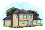 Traditional House Plan Rear Photo 01 - Point Prairie Traditional Home 051D-0907 - Shop House Plans and More