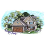 Craftsman House Plan Front of Home - Radford Way Traditional Home 051D-0909 - Shop House Plans and More