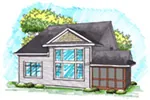 Ranch House Plan Rear Photo 01 - Radford Way Traditional Home 051D-0909 - Shop House Plans and More
