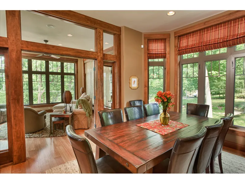 Traditional House Plan Dining Room Photo 02 - Owen Point Craftsman Home 051D-0915 - Shop House Plans and More