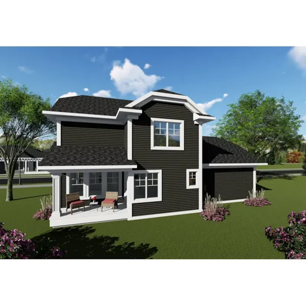 Rear Photo 01 - Zinnia Hill Two-Story Home 051D-0919 - Shop House Plans and More