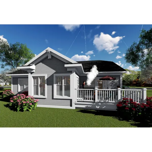 Ranch House Plan Rear Photo 01 - Ares Farm Craftsman Home 051D-0923 - Shop House Plans and More