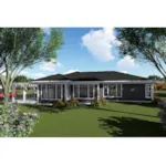 Rear Photo 01 - Westover Bay Ranch Home 051D-0934 - Shop House Plans and More