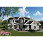 Front of Home - Roxana Luxury Craftsman Home 051D-0939 - Shop House Plans and More