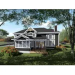 Rear Photo 01 - Roxana Luxury Craftsman Home 051D-0939 - Shop House Plans and More