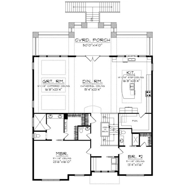 First Floor - Hidden Falls Luxury Home 051D-0941 - Shop House Plans and More