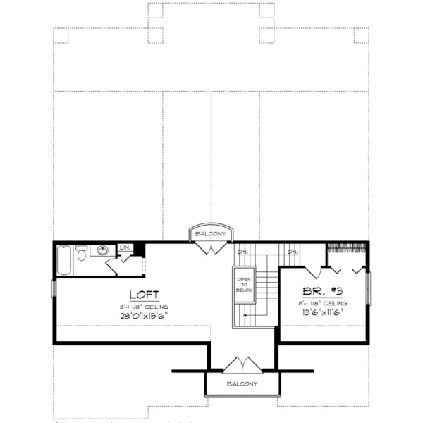 Second Floor - Hidden Falls Luxury Home 051D-0941 - Shop House Plans and More