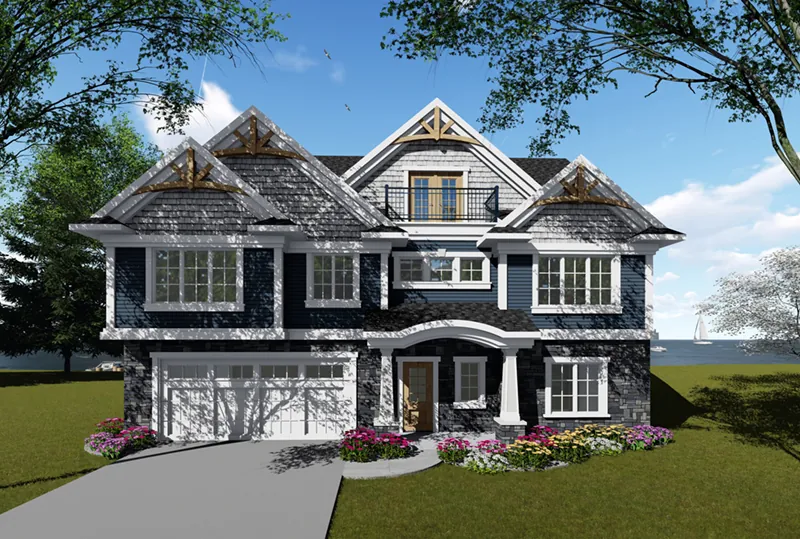 Front of Home - 051D-0941 - Shop House Plans and More