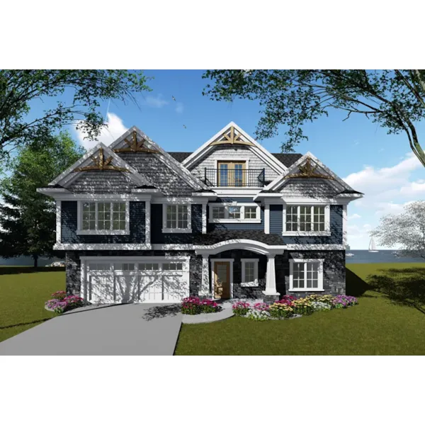 Front of Home - Hidden Falls Luxury Home 051D-0941 - Shop House Plans and More